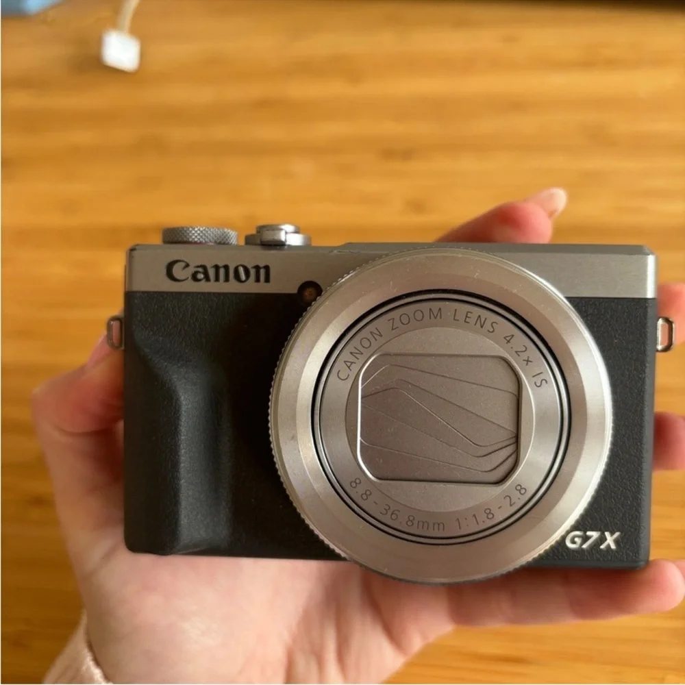 Canon PowerShot G7X Mark III - Silver and Black Camera